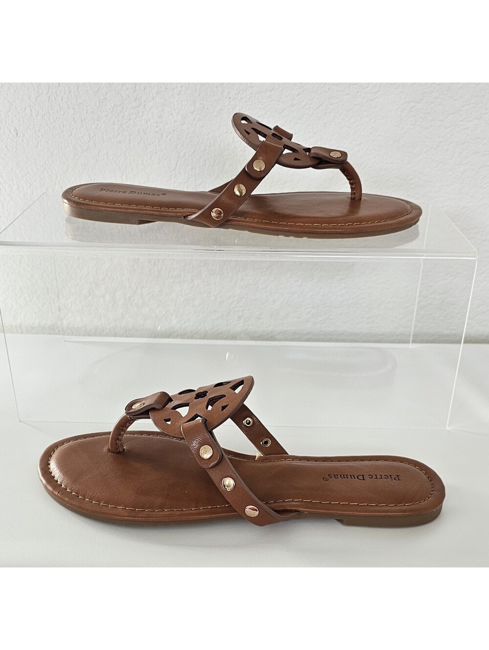 Pierre Dumas Women's Limit-20 Tan Sandals Size US 7 - Picture 7 of 10